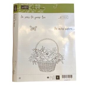 🍒 Stampin’Up! 🍒 “Paniers en fleurs” Stamp set.